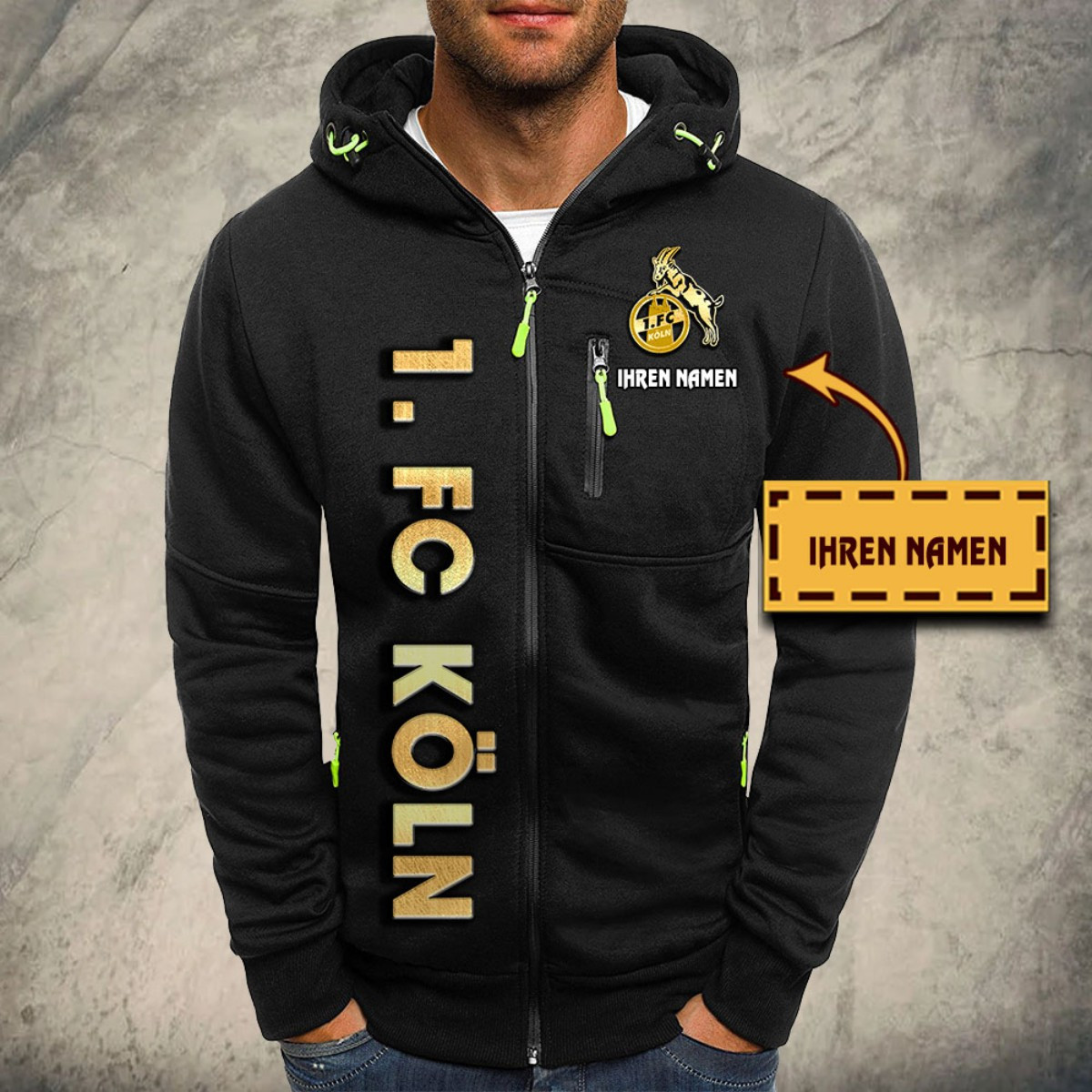 1. FC Köln Kapuzensweatjacke – Bild 2