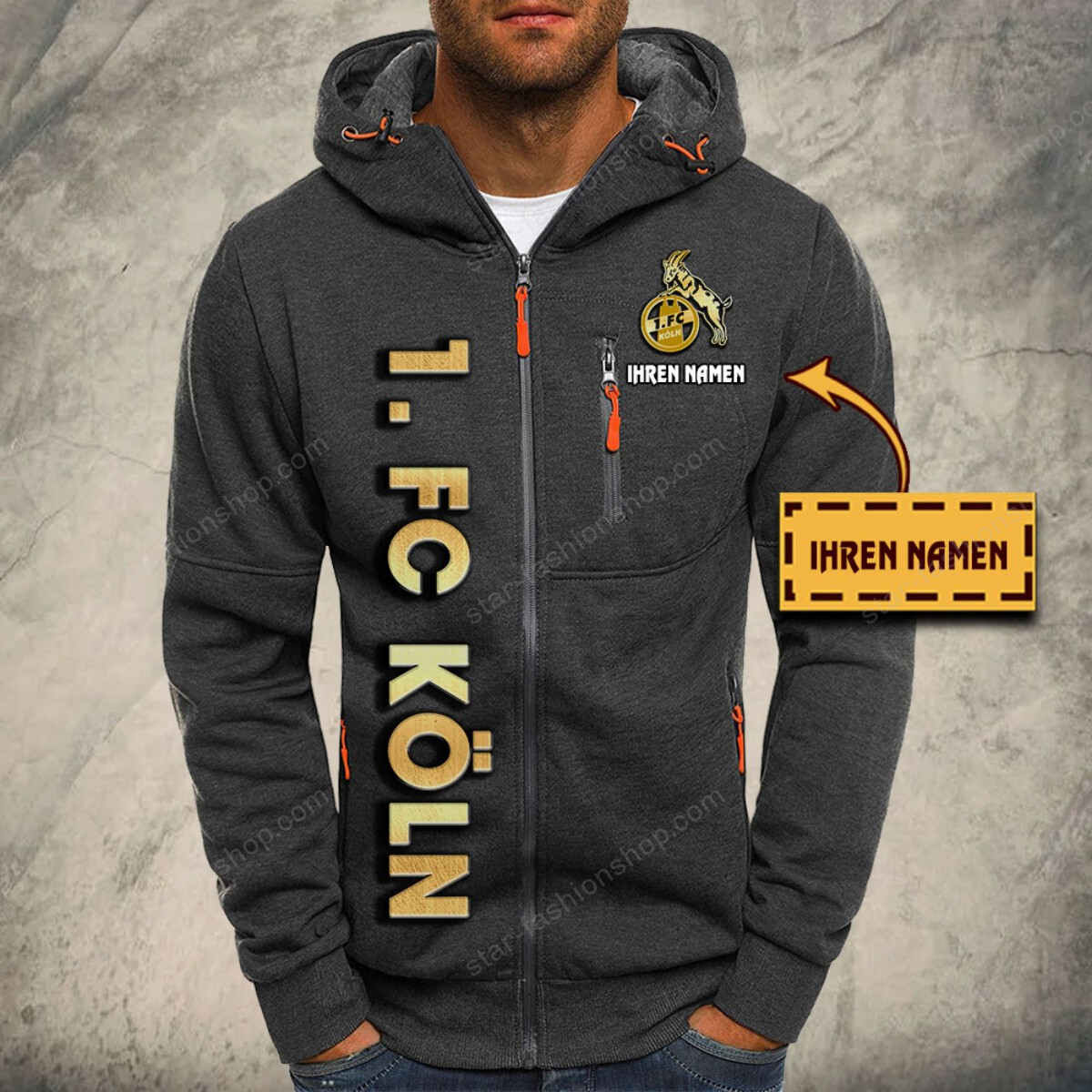 1. FC Köln Kapuzensweatjacke – Bild 4