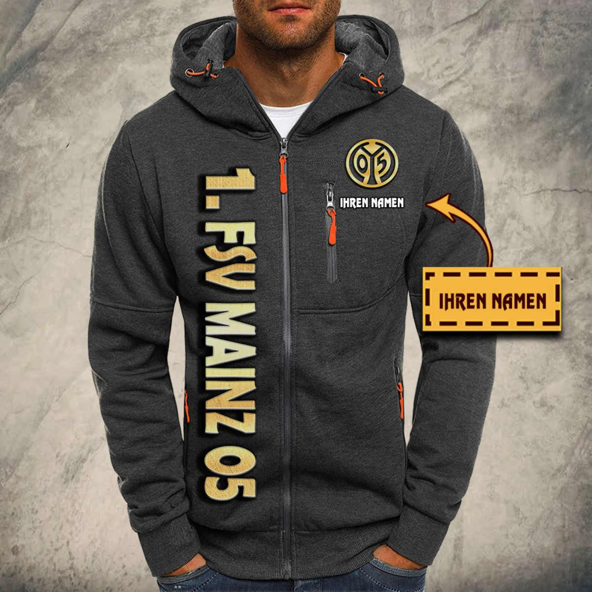 1. FSV Mainz 05 Kapuzensweatjacke – Bild 4