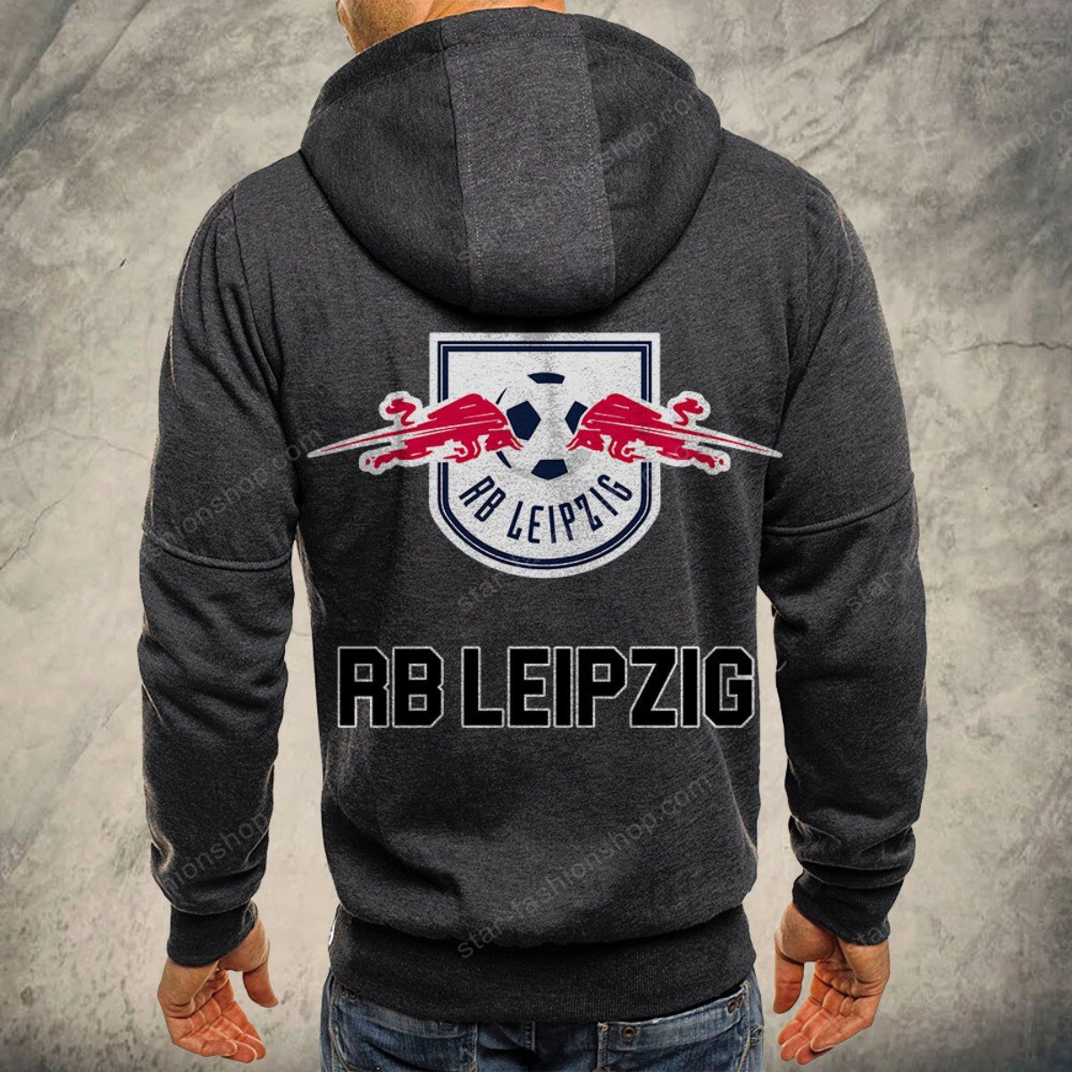 RB Leipzig Kapuzensweatjacke – Bild 5