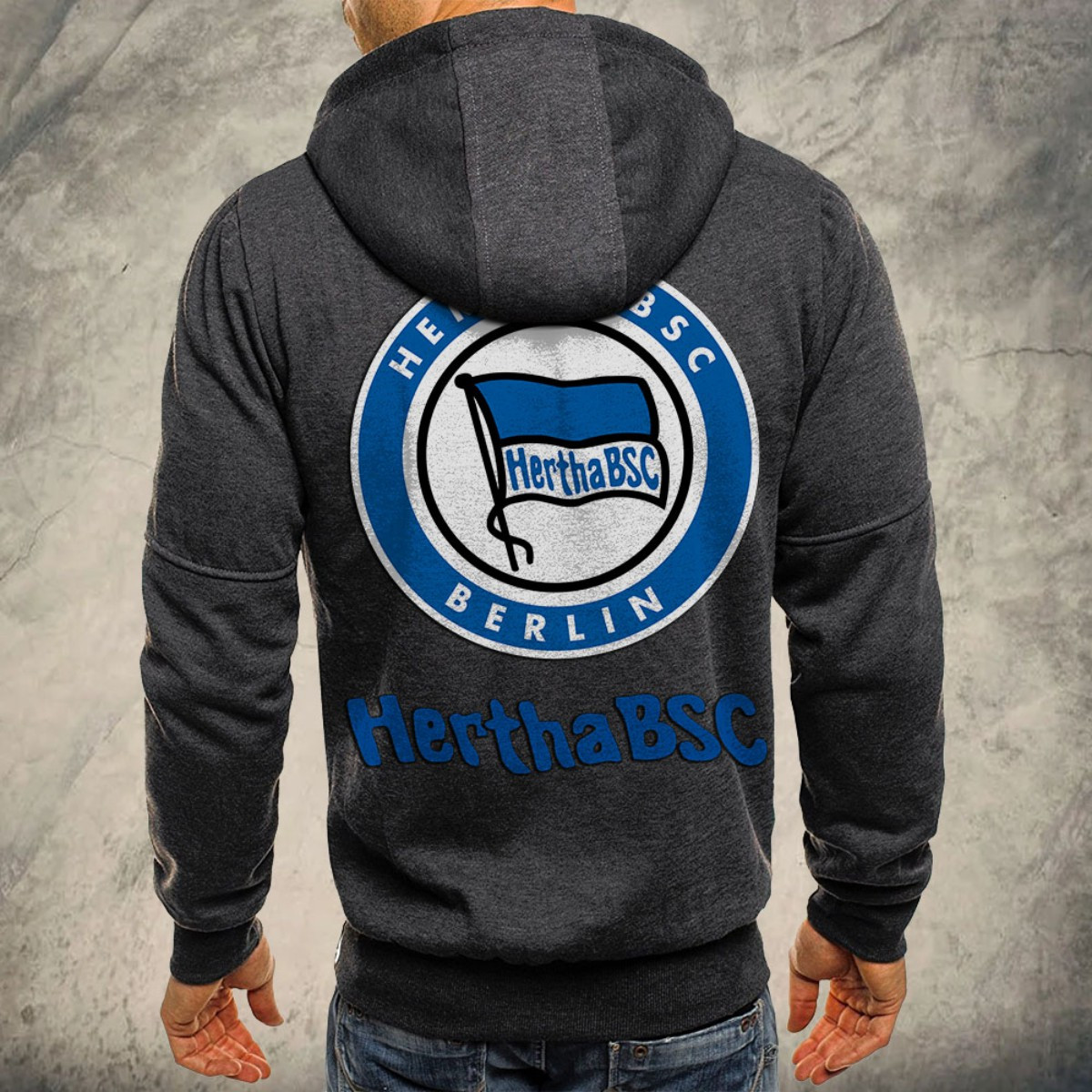 Hertha BSC Kapuzensweatjacke – Bild 5