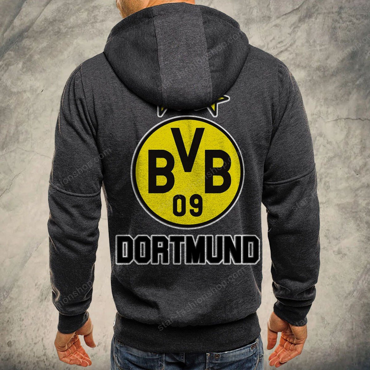 Borussia Dortmund Kapuzensweatjacke – Bild 5
