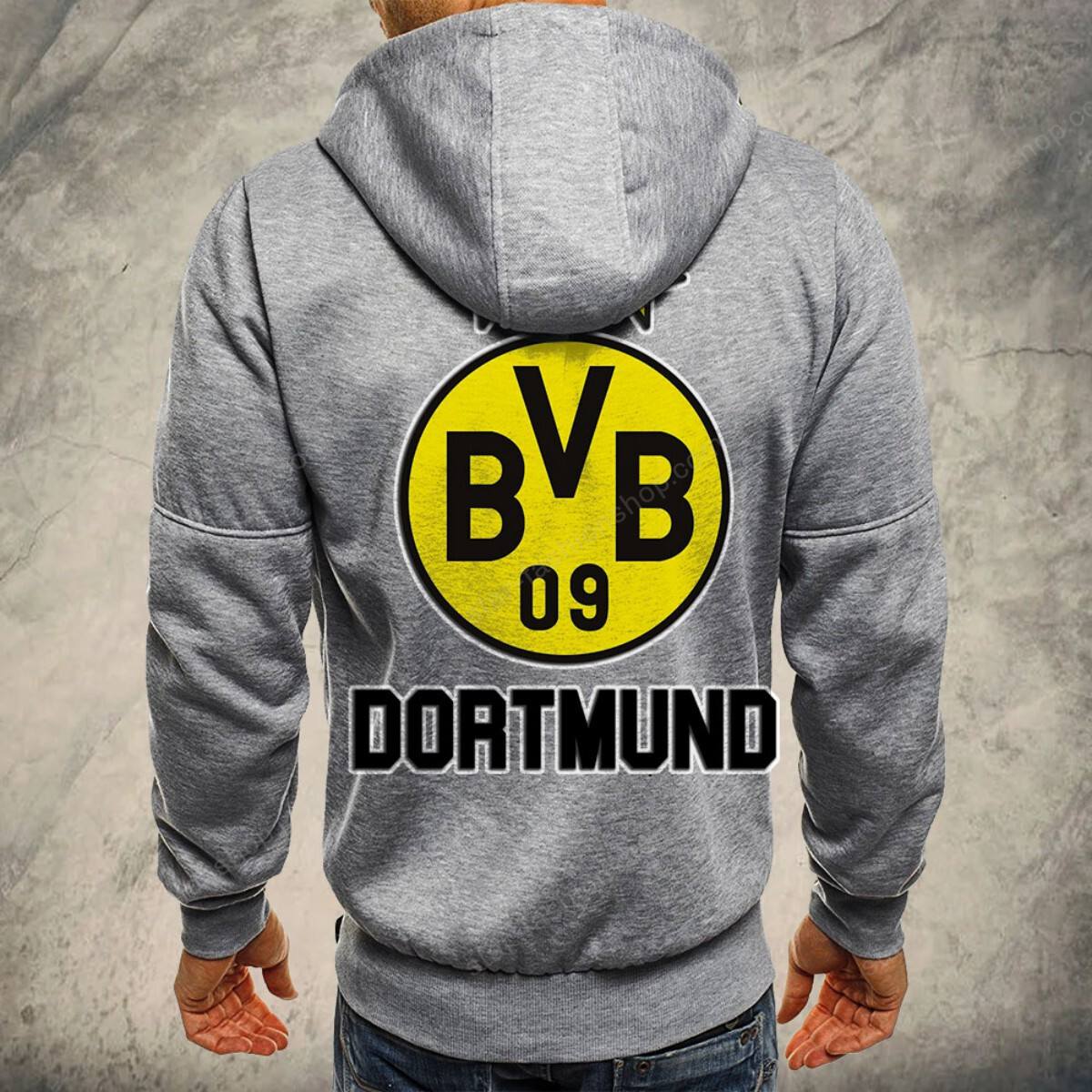 Borussia Dortmund Kapuzensweatjacke – Bild 7