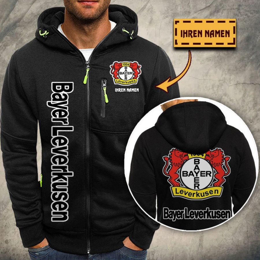Bayer 04 Leverkusen Kapuzensweatjacke – Bild 8