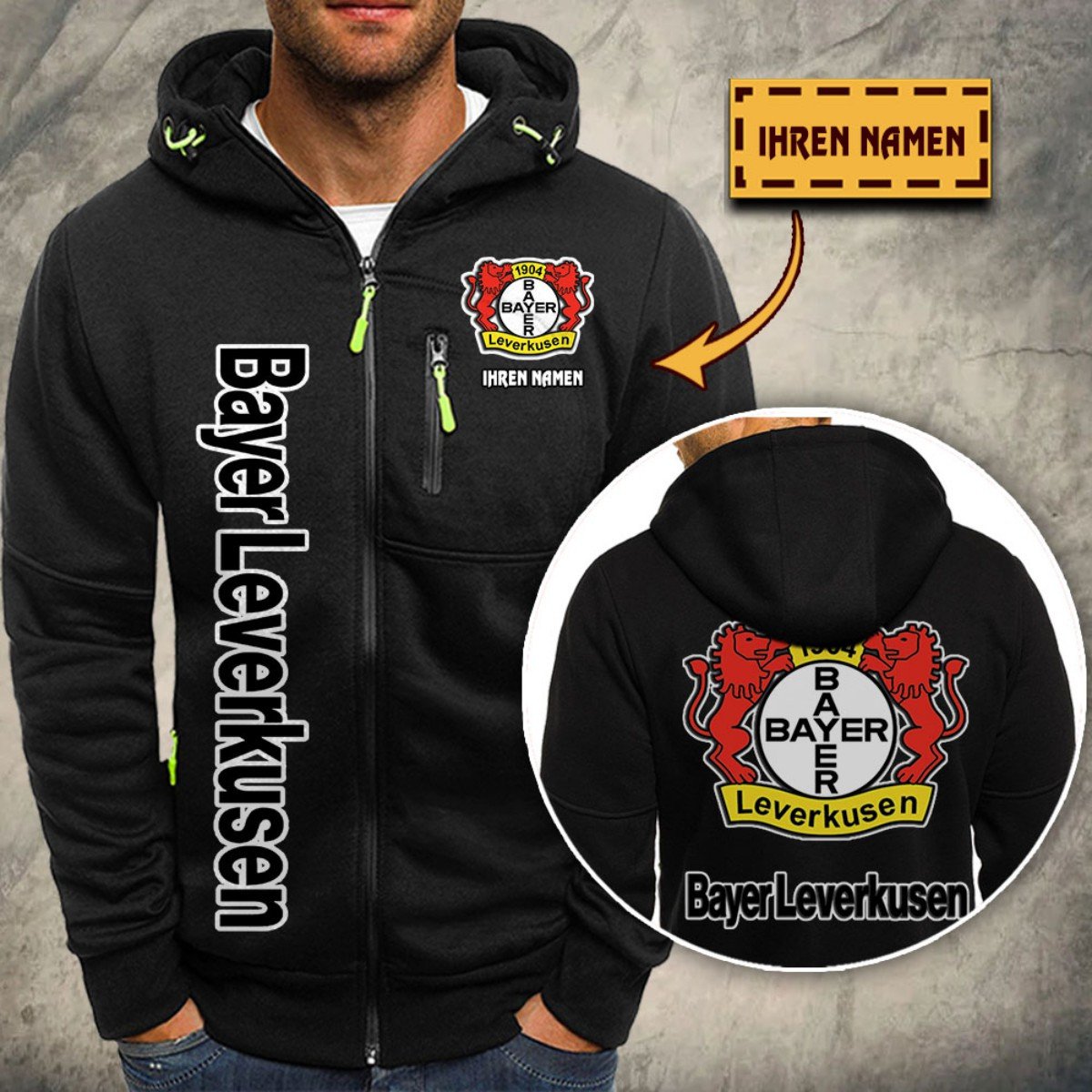 Bayer 04 Leverkusen Kapuzensweatjacke