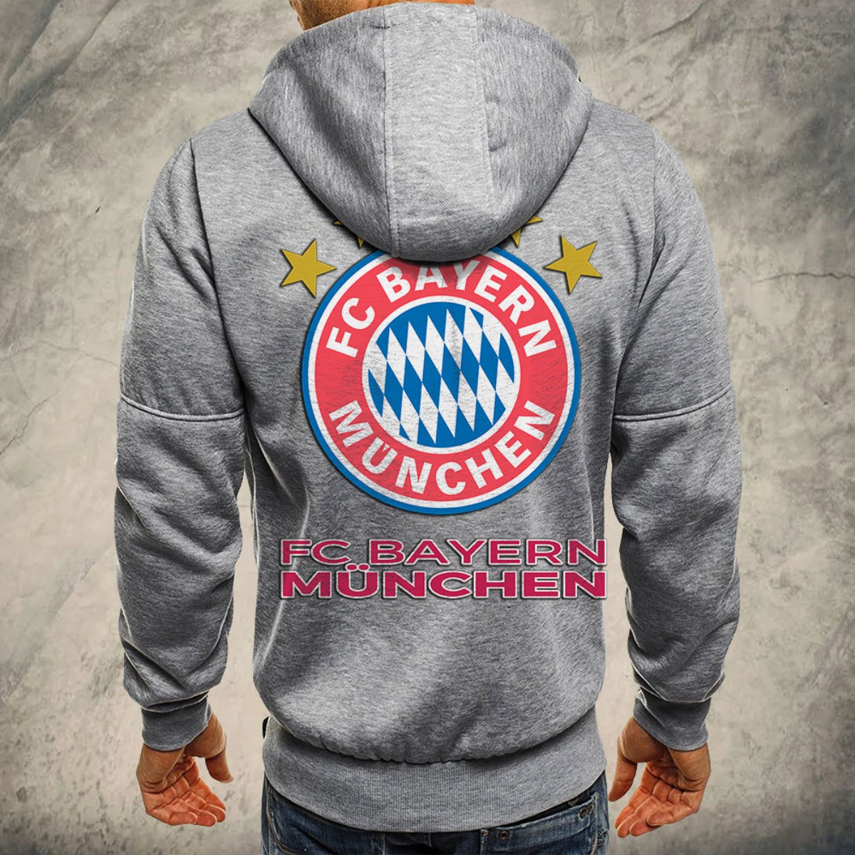 Bayern München Kapuzensweatjacke – Bild 7