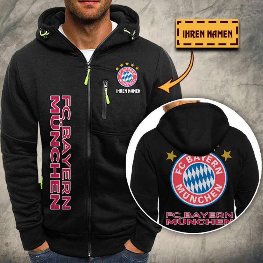Bayern München Kapuzensweatjacke – Bild 8