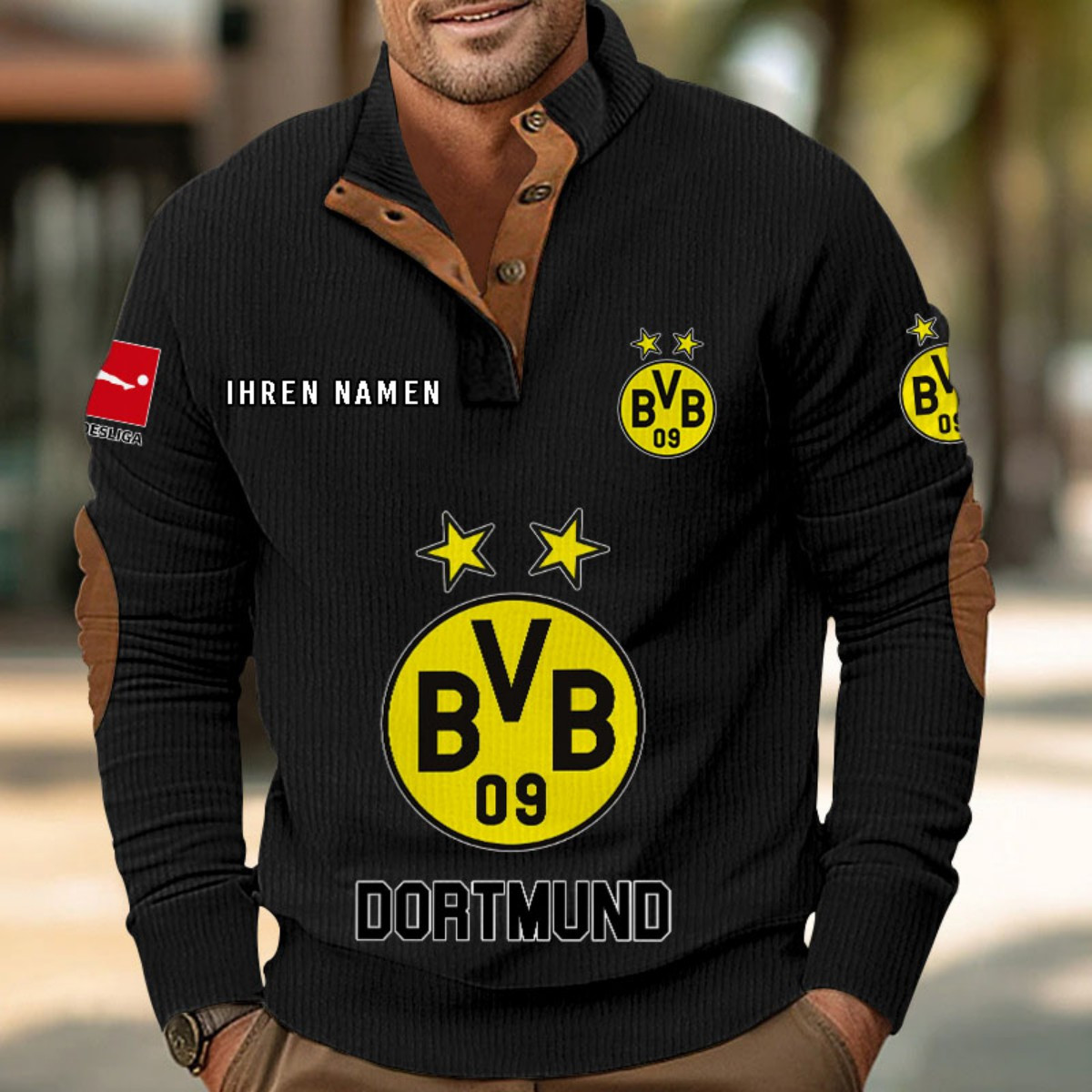 Borussia Dortmund Strickpullover – Bild 3