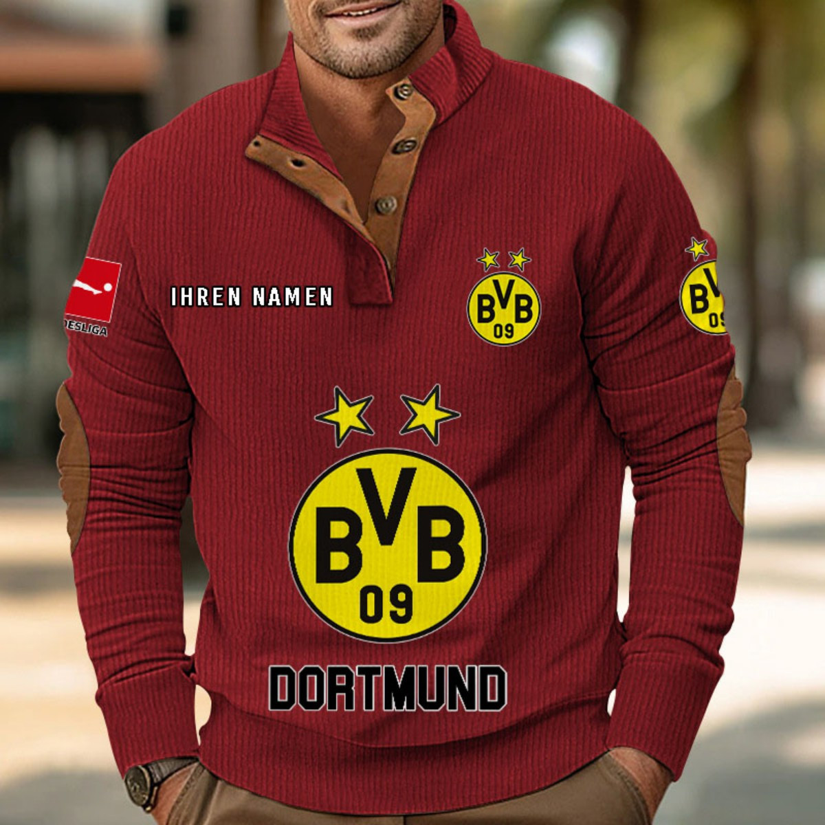 Borussia Dortmund Strickpullover – Bild 4
