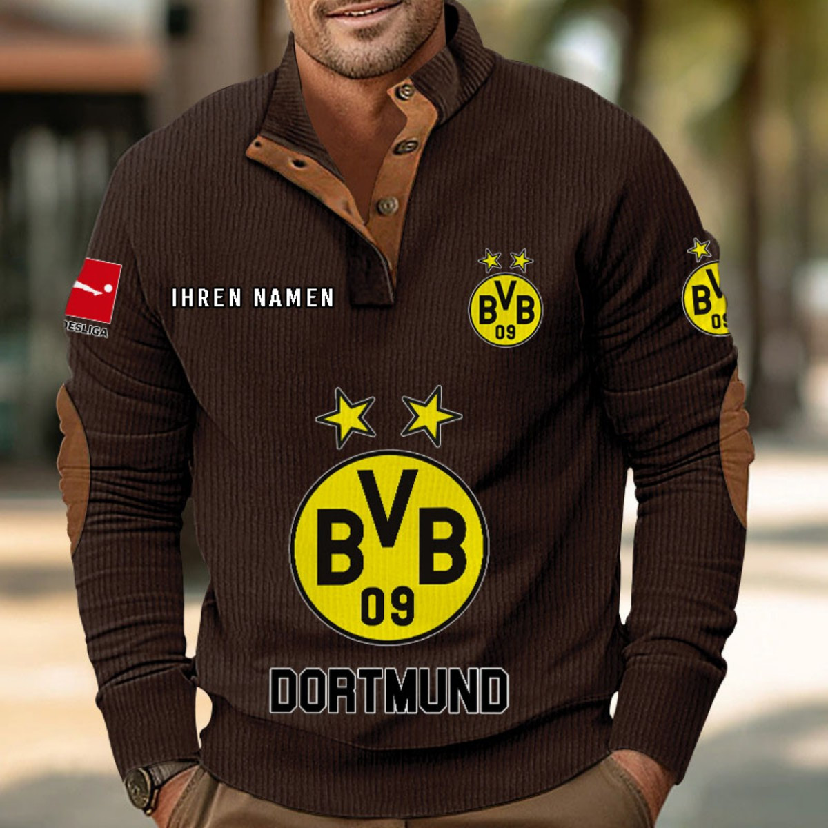 Borussia Dortmund Strickpullover – Bild 5