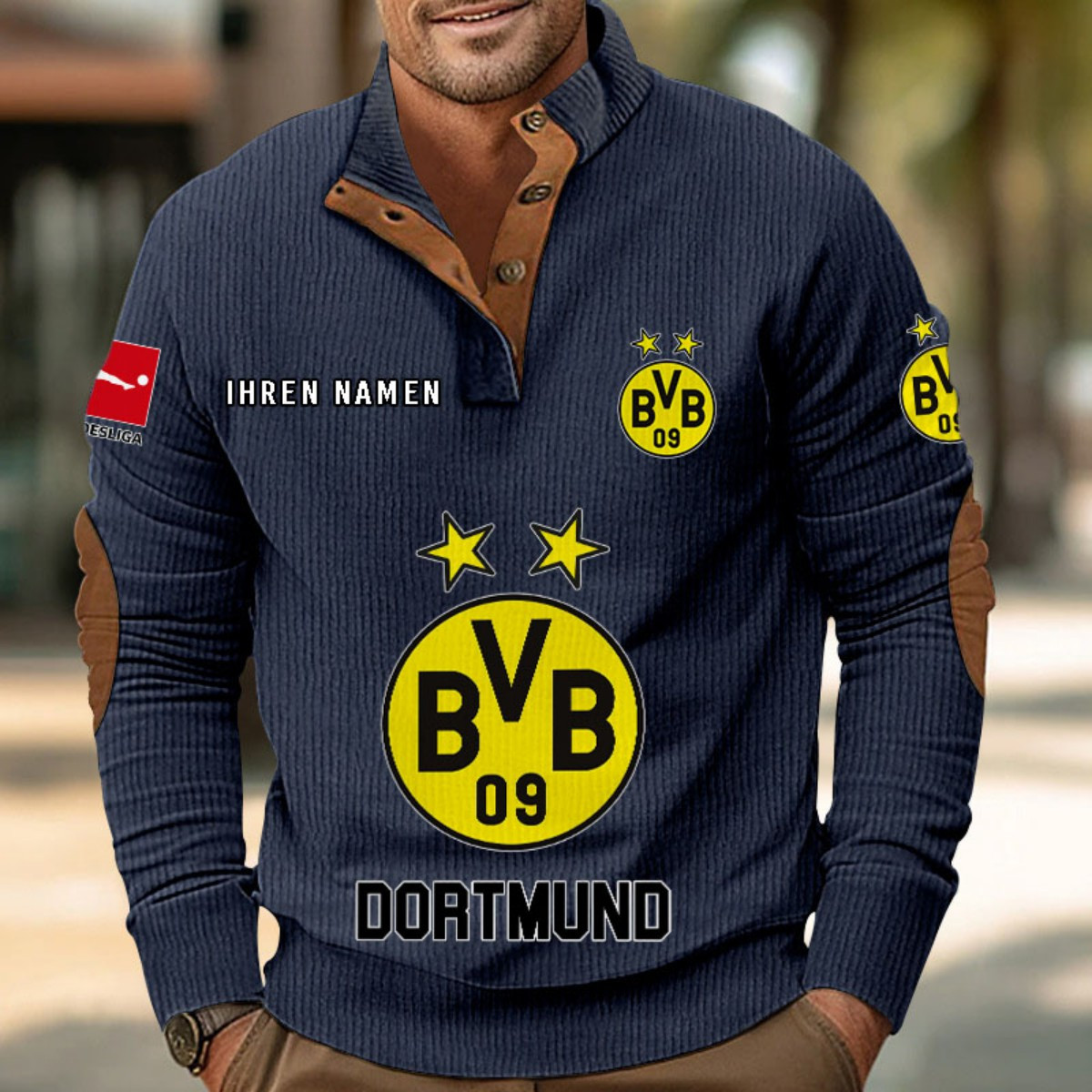 Borussia Dortmund Strickpullover – Bild 2