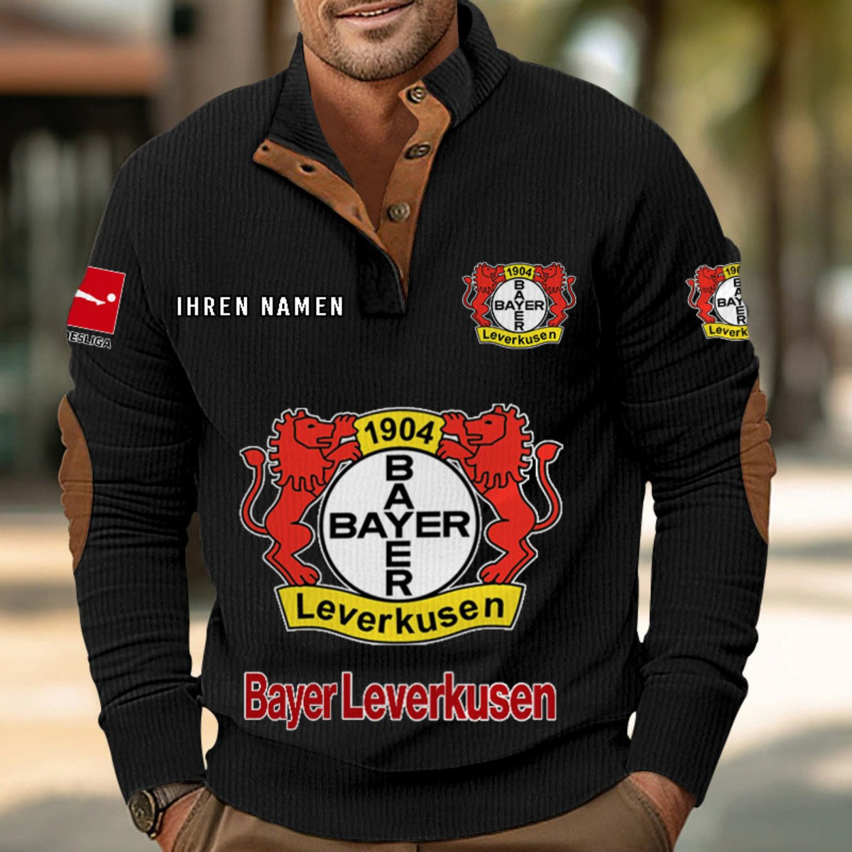 Bayer 04 Leverkusen Strickpullover – Bild 3
