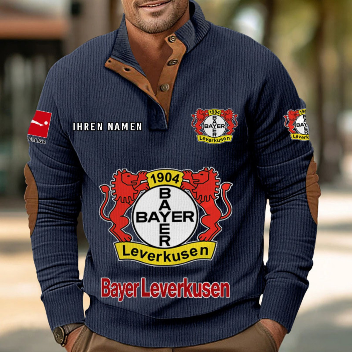 Bayer 04 Leverkusen Strickpullover – Bild 2