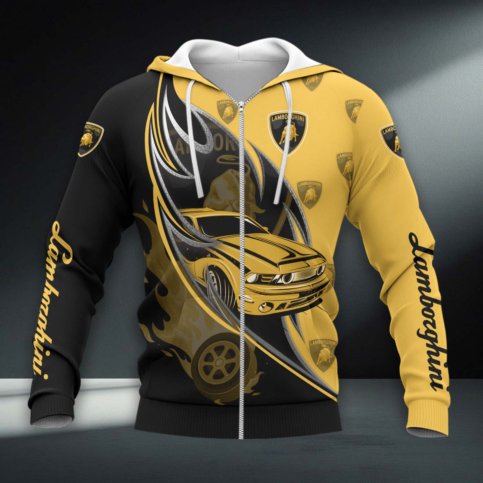 Lamborghini Hoodie Zip