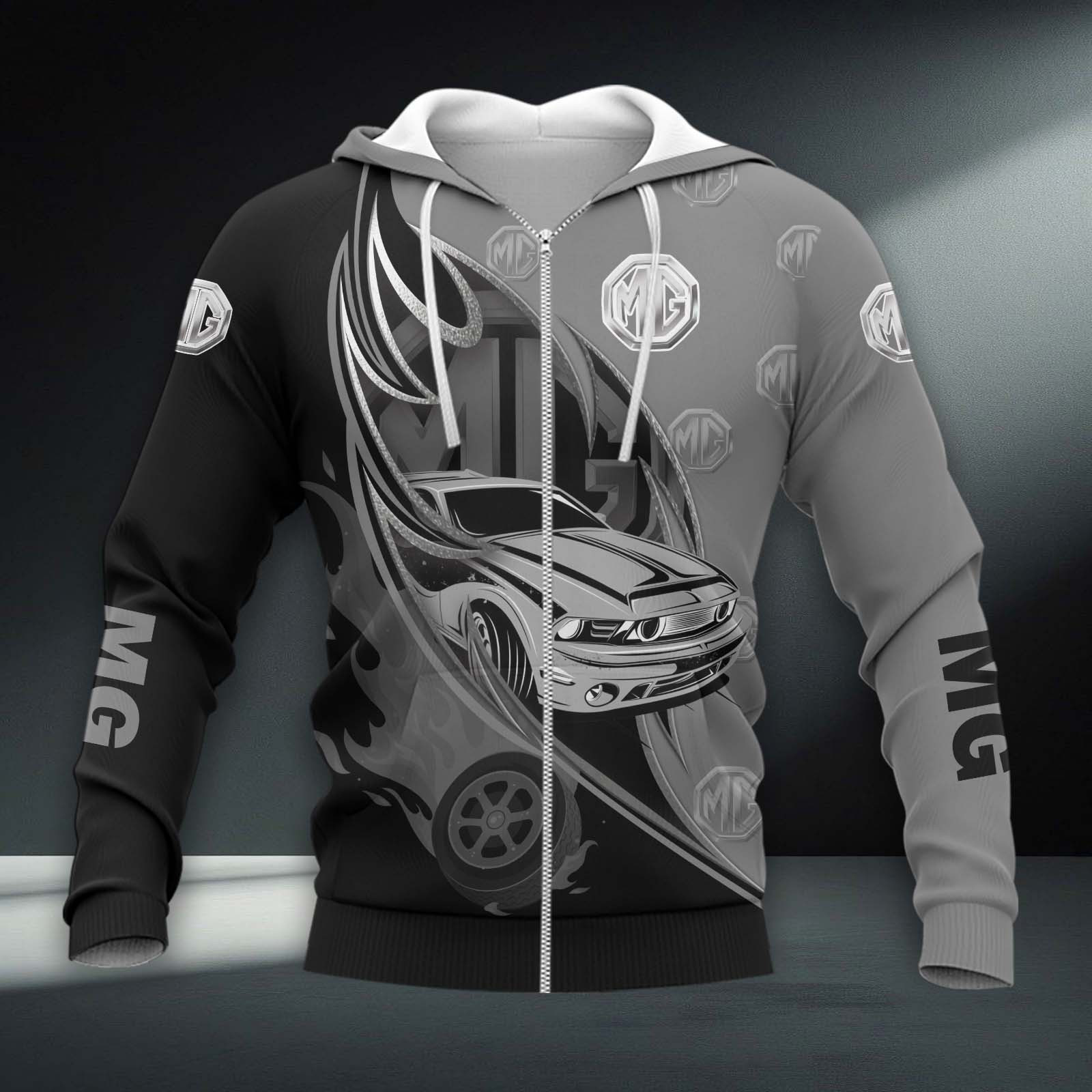 MG Car Hoodie Zip