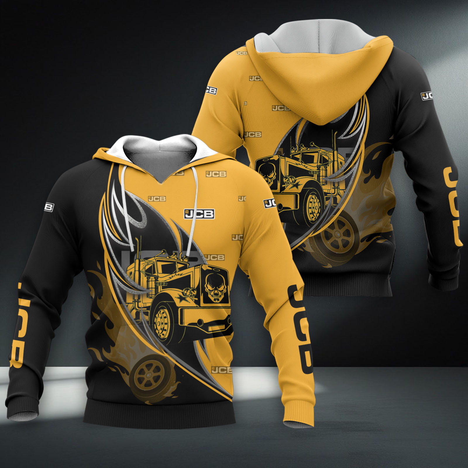 JCB Agricultural Tractors Hoodie