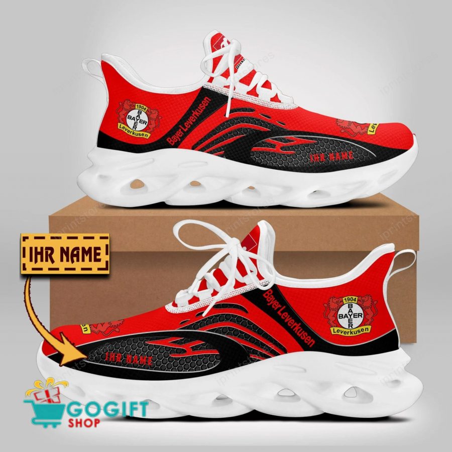 Bayer 04 Leverkusen Logo Pattern Schuhe – Bild 3