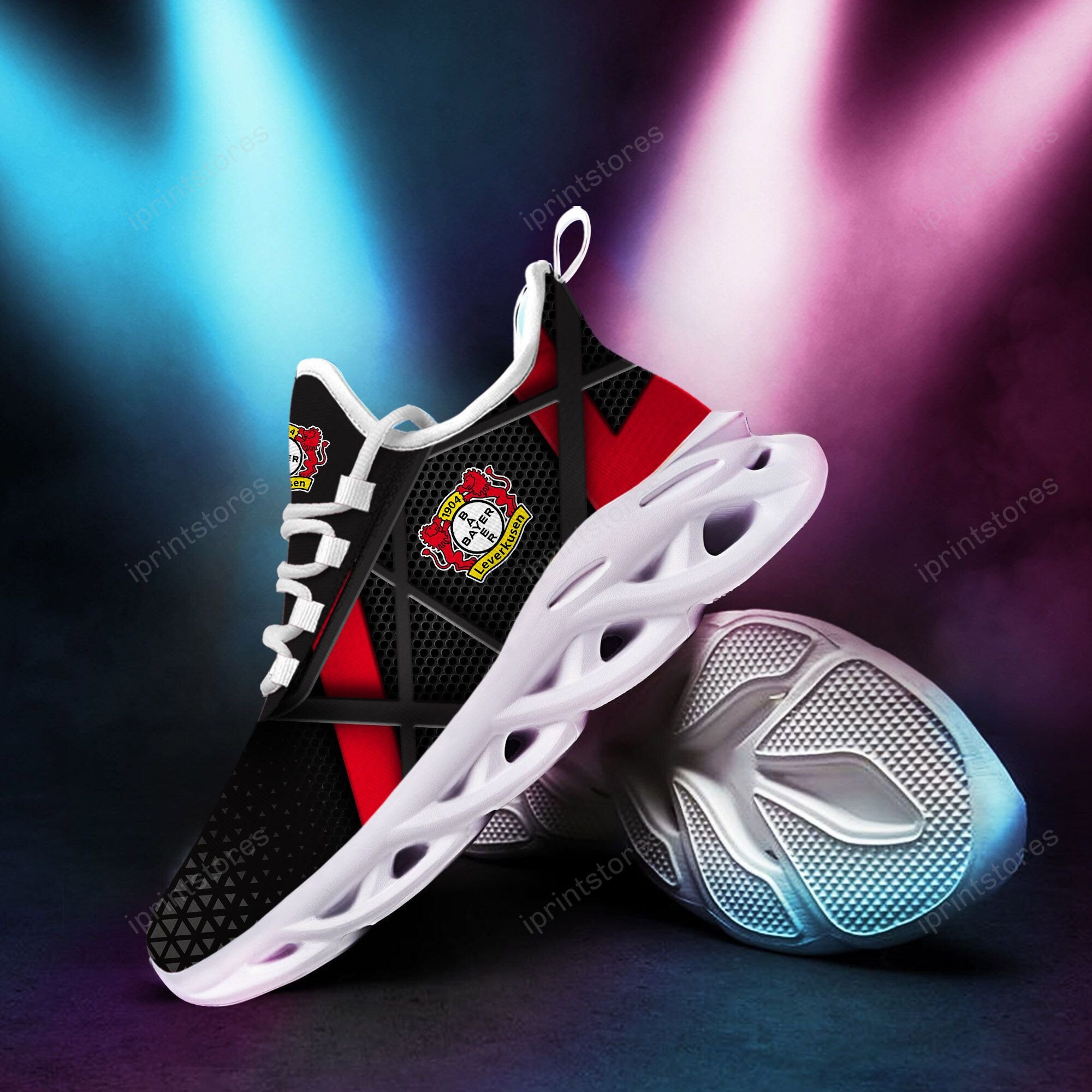 Bayer 04 Leverkusen Logo Muster Schuhe