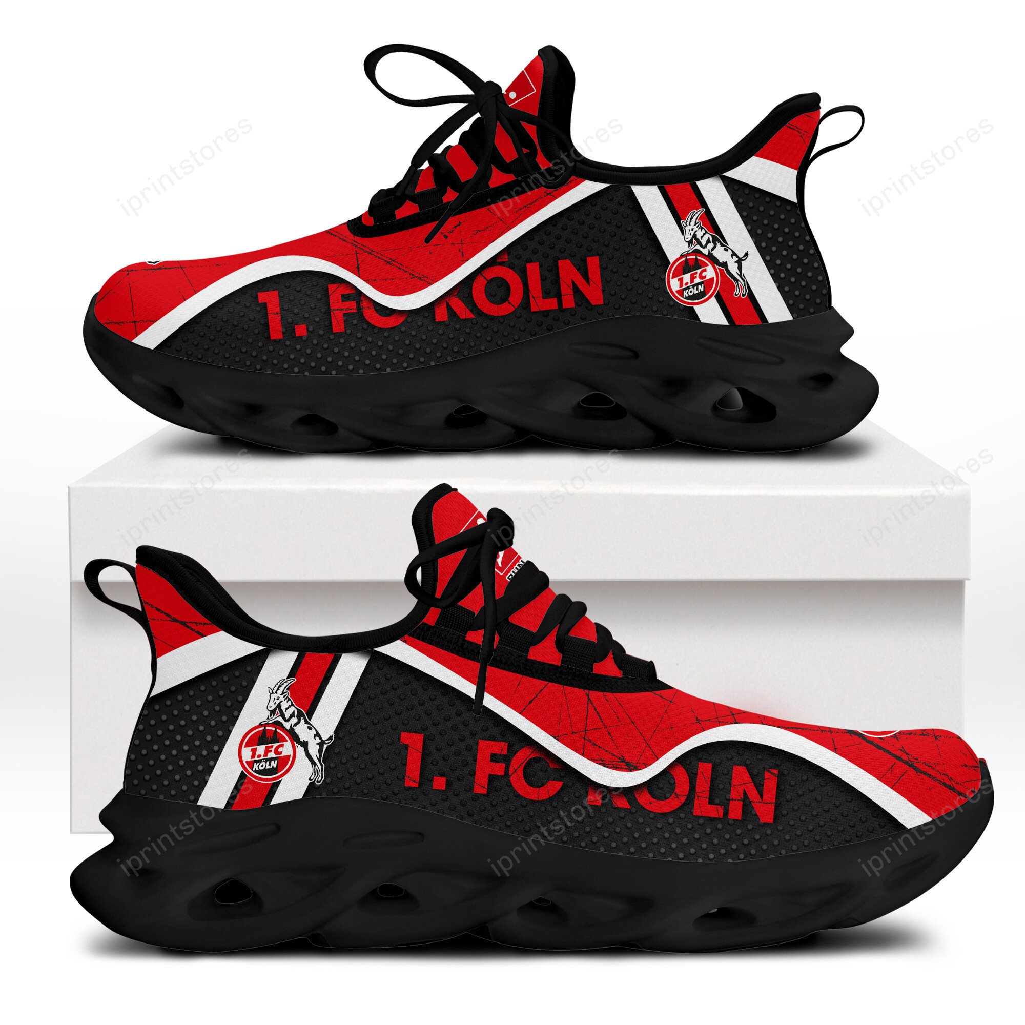 FC Köln Kratzfester Vintage-Stil Schuhe