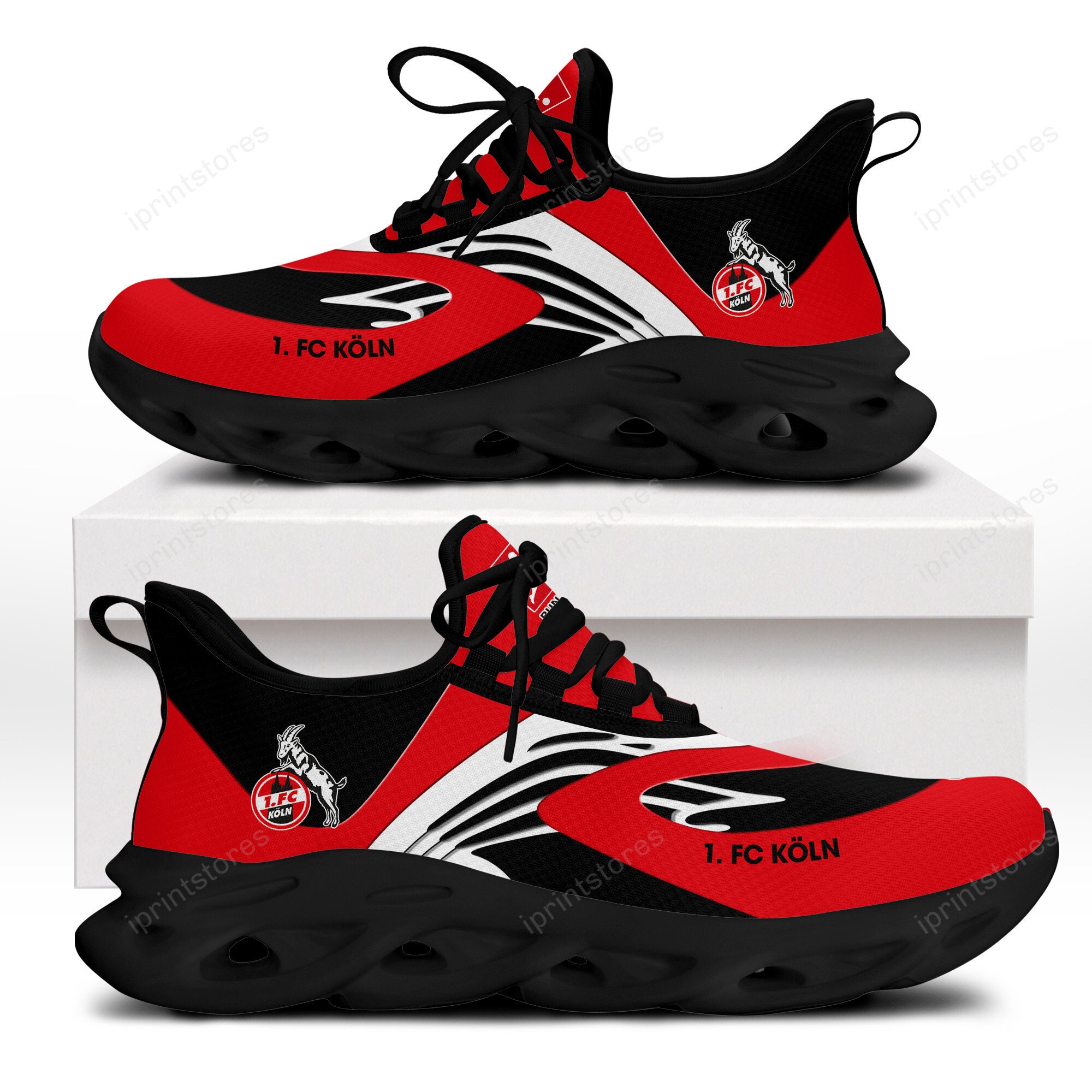 FC Köln Flügelstil Schuhe