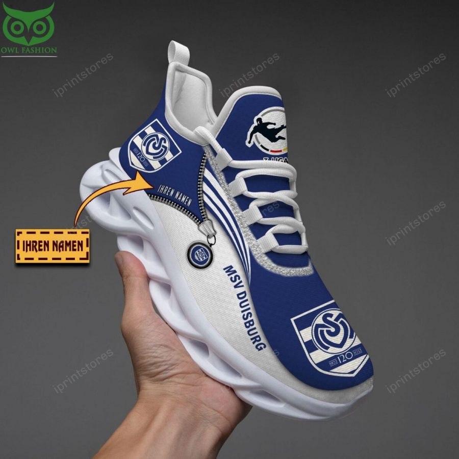 MSV Duisburg Reißverschlussmuster Schuhe – Bild 3