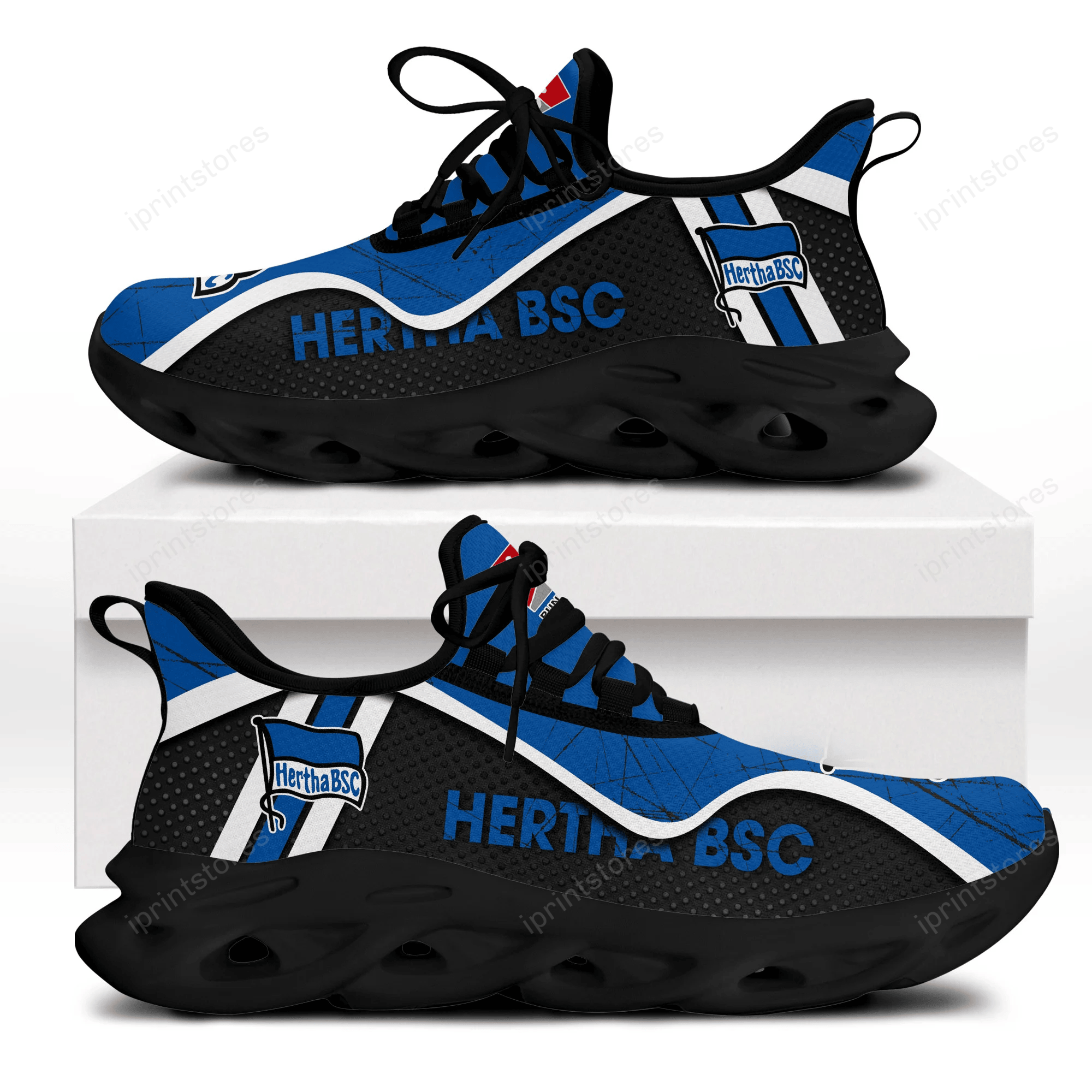 Hertha BSC Kratzfester Vintage-Stil Schuhe
