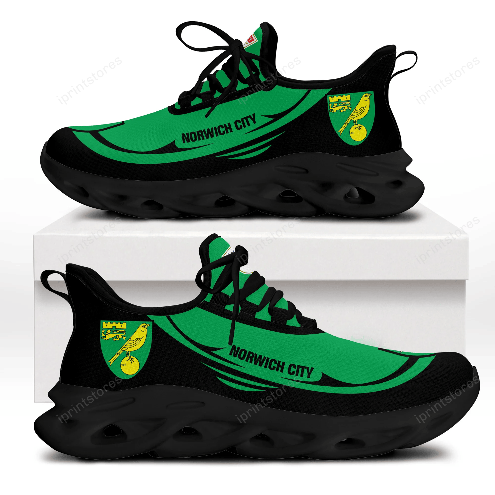 Norwich City F.C. Team-Logo Schuhe
