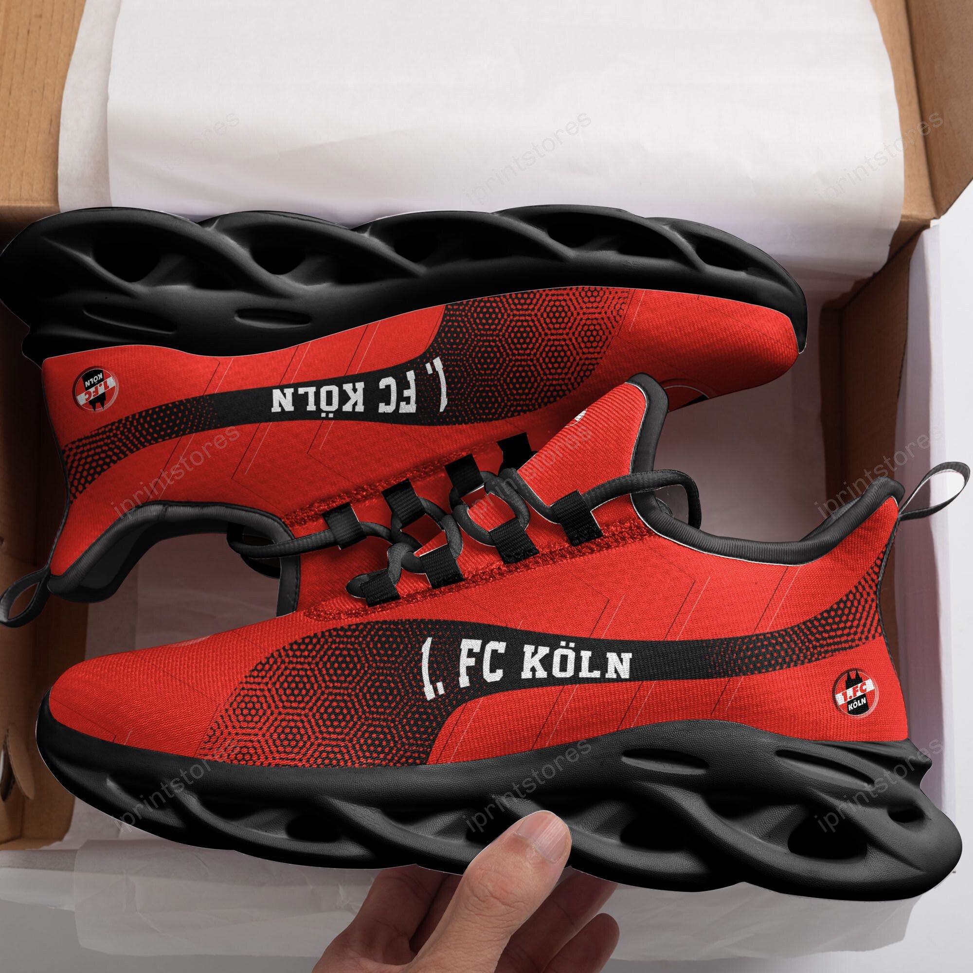 1. FC Köln Logo Muster Schuhe – Bild 2