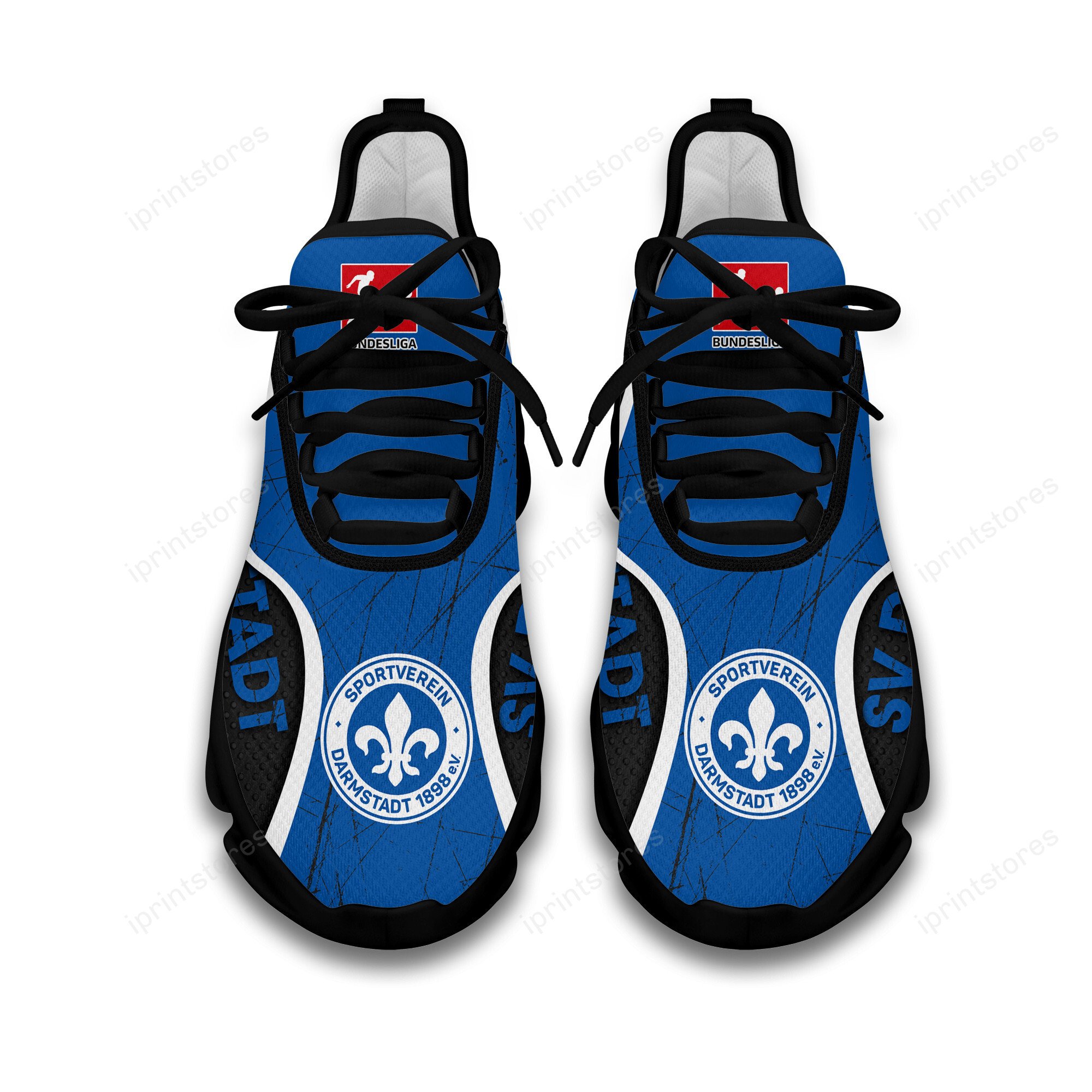SV Darmstadt Kratzfester Vintage-Stil Schuhe – Bild 2