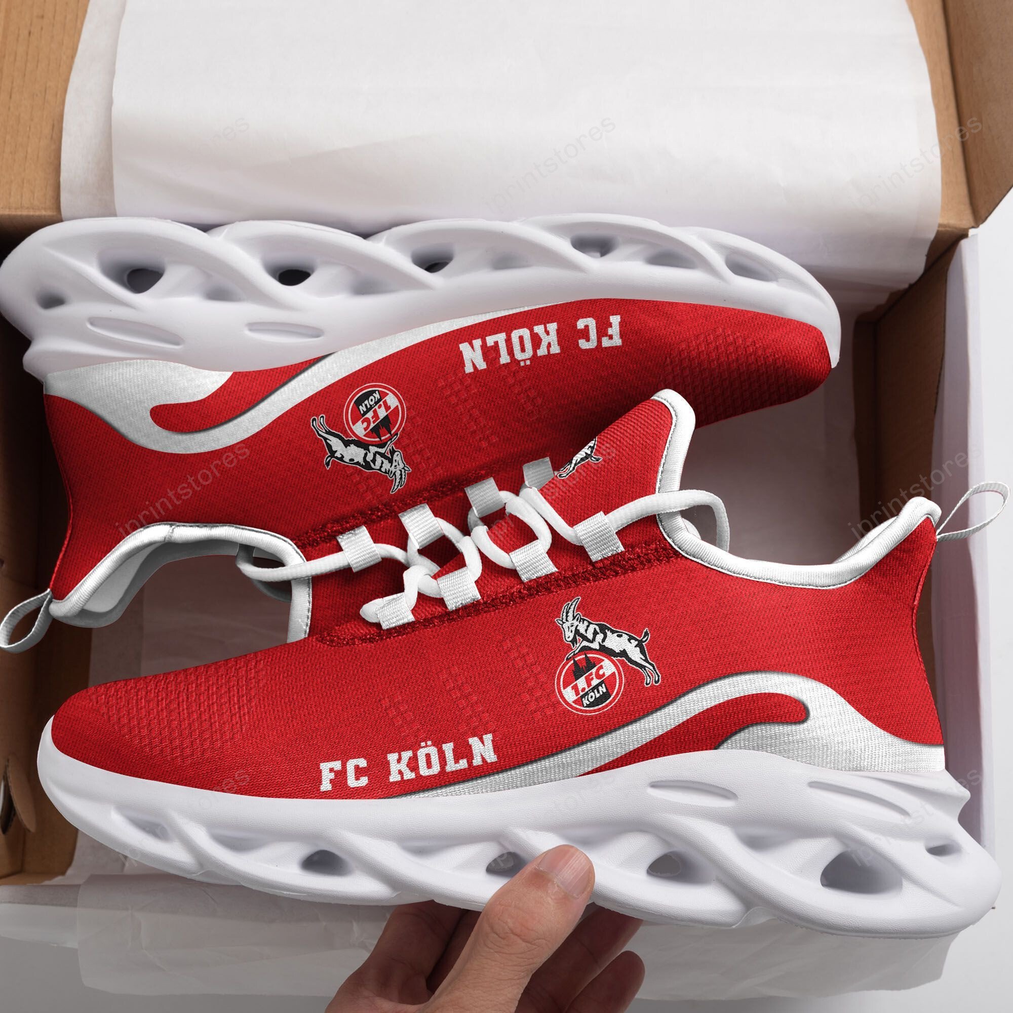 1. FC Köln Logomuster Schuhe – Bild 2