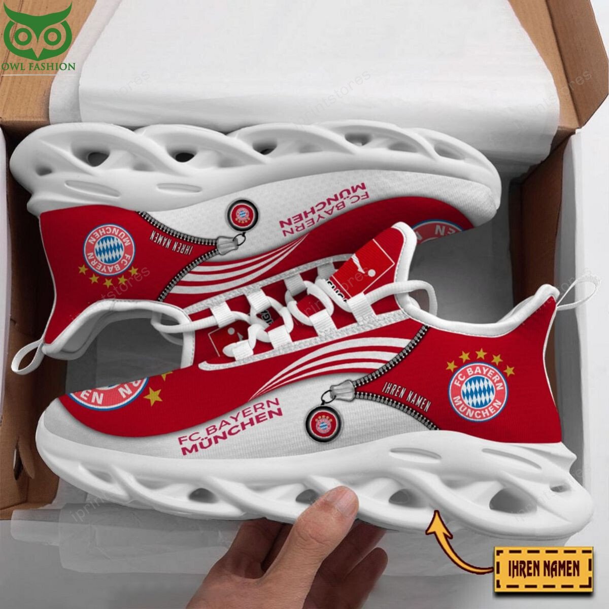 FC Bayern München Reißverschlussmuster Schuhe – Bild 2