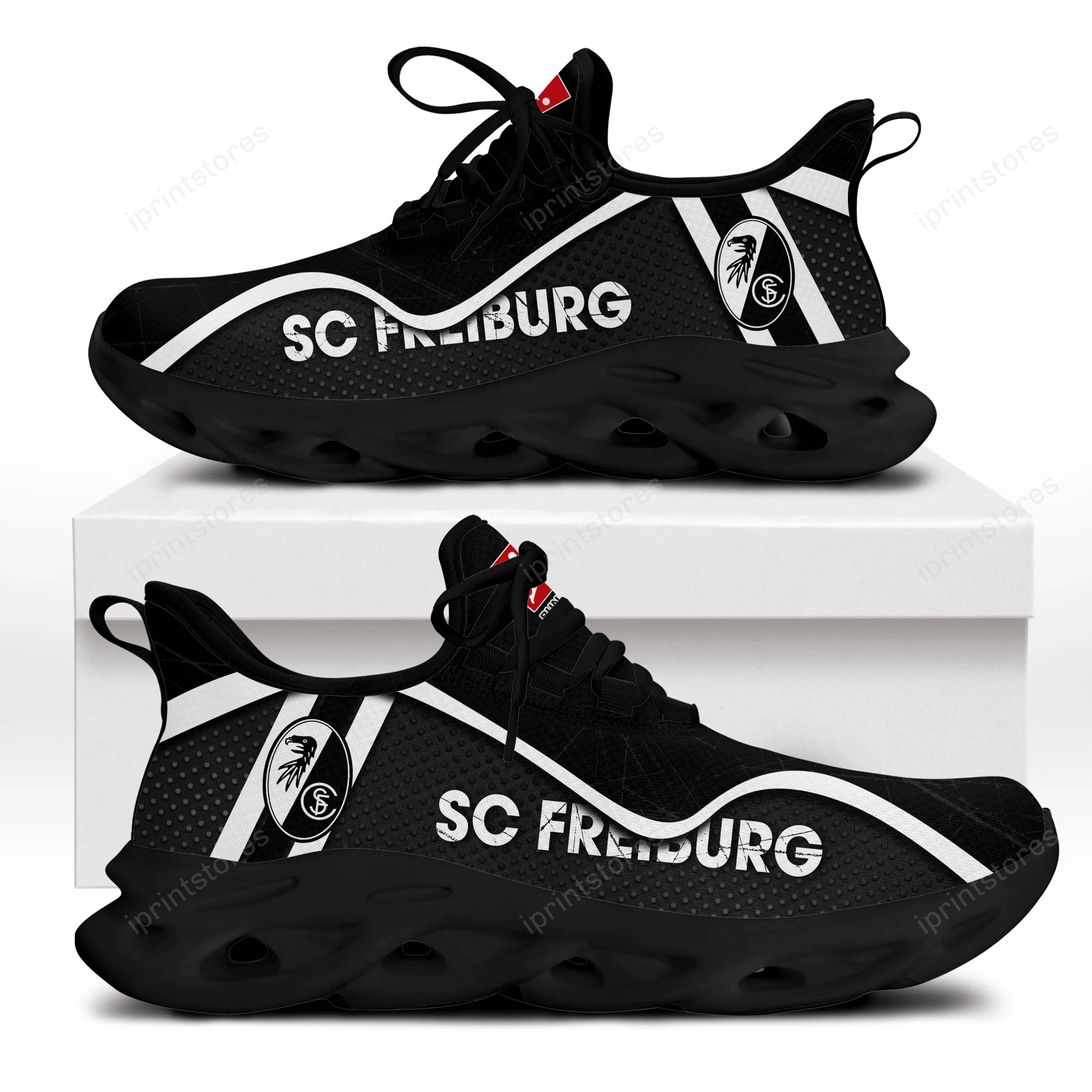 SC Freiburg Kratzfester Vintage-Stil Schuhe