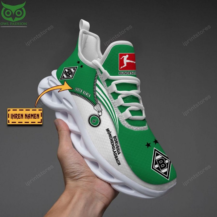 Borussia Mönchengladbach Reißverschlussmuster Schuhe – Bild 3
