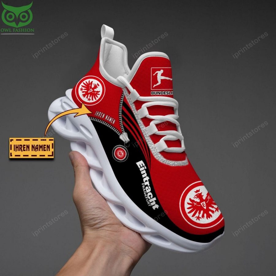 Eintracht Frankfurt Reißverschlussmuster Schuhe – Bild 3