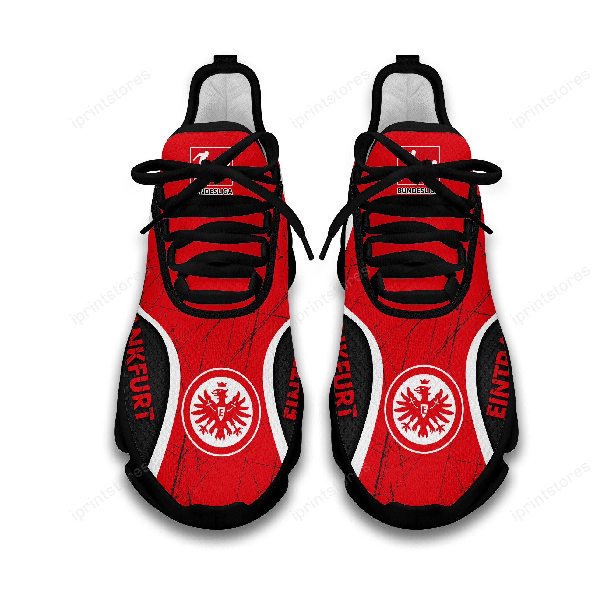 Eintracht Frankfurt Kratzfester Vintage-Stil Schuhe – Bild 2