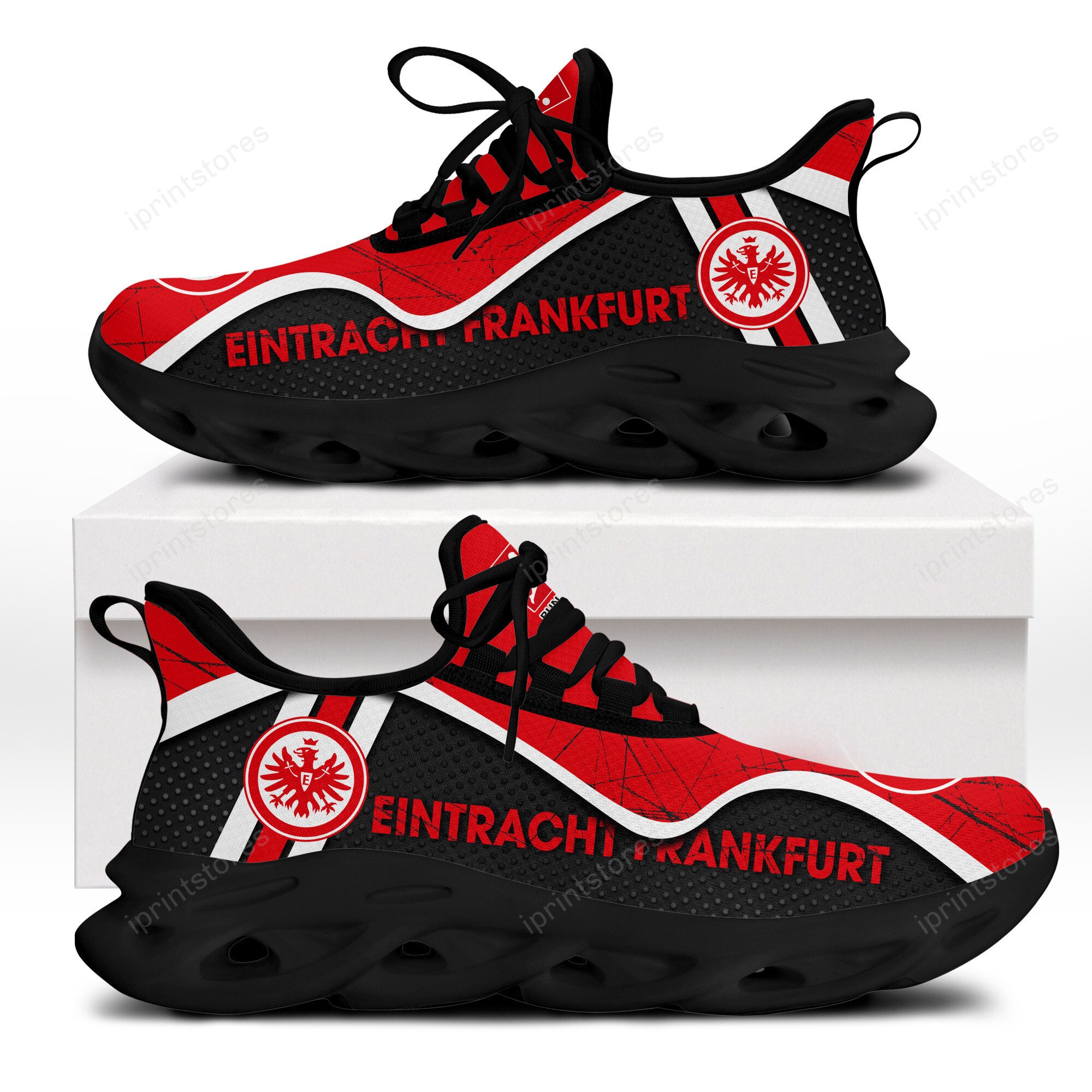 Eintracht Frankfurt Kratzfester Vintage-Stil Schuhe