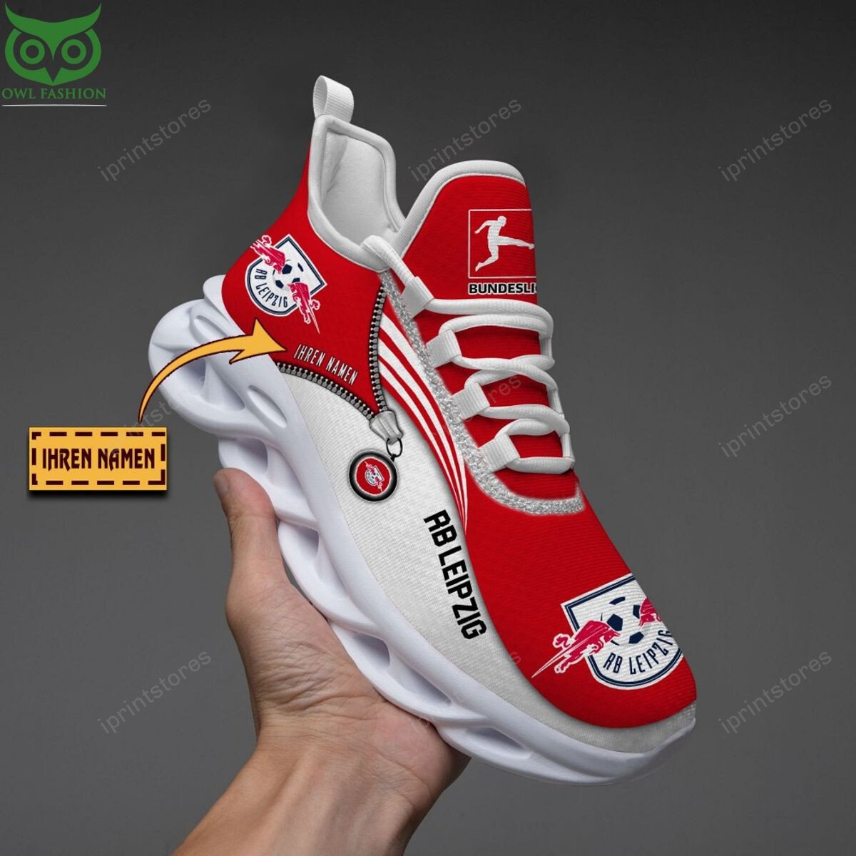 RB Leipzig Reißverschlussmuster Schuhe