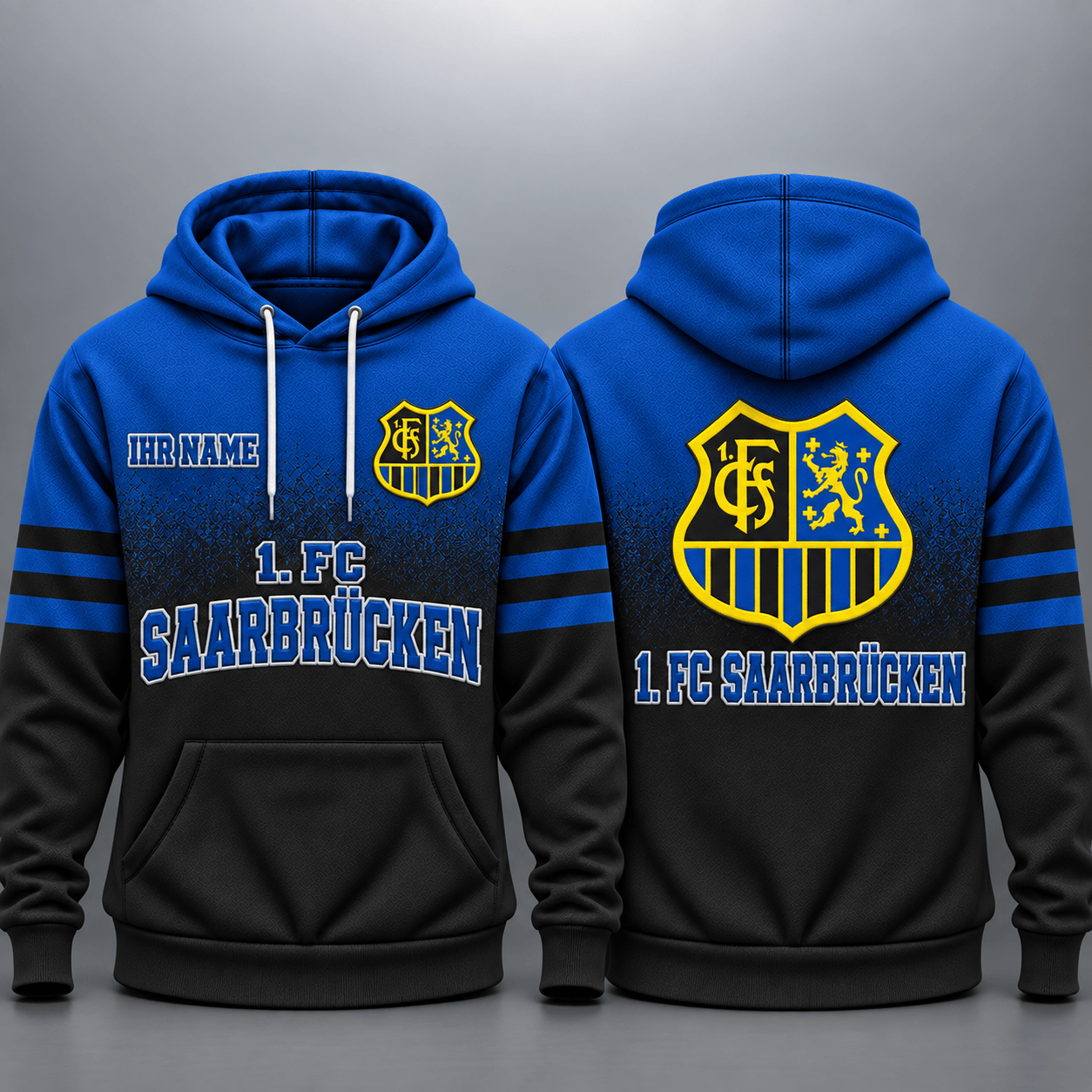 1. FC Saarbrücken Kapuzensweatshirt - FCS Ombré Hoodie
