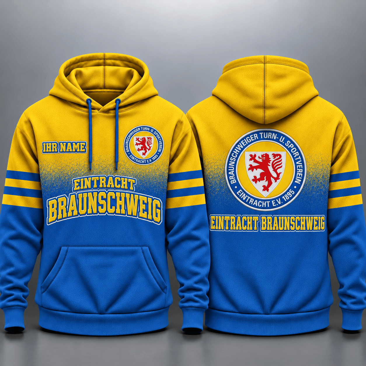 Eintracht Braunschweig Kapuzensweatshirt - BTSV Ombré Hoodie