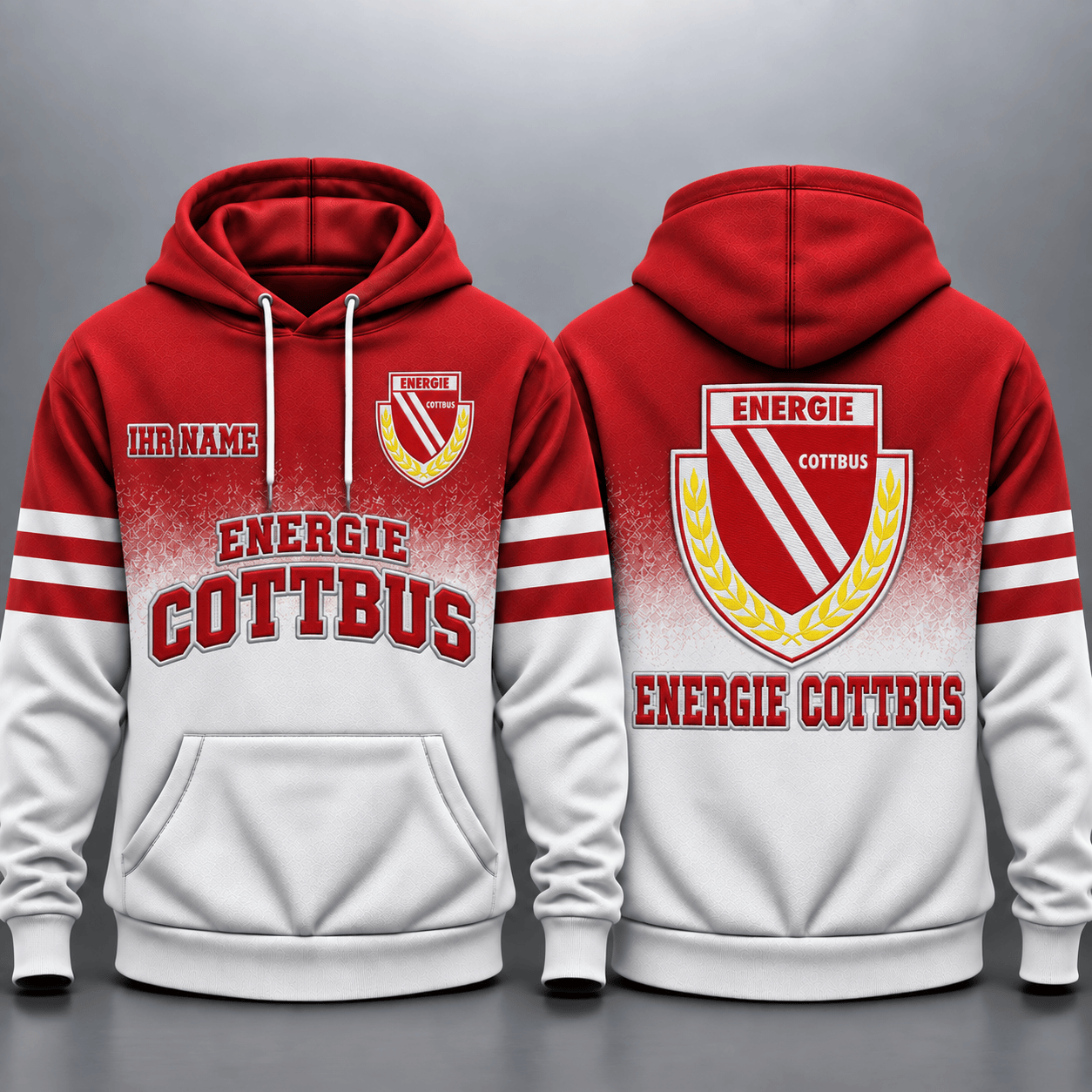 Energie Cottbus Kapuzensweatshirt - FCE Ombré Hoodie