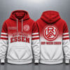 Rot-Weiss Essen Kapuzensweatshirt - RWE Ombré Hoodie