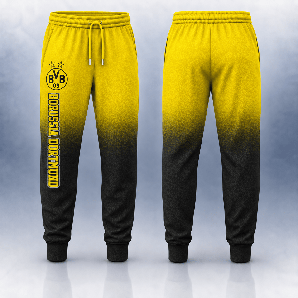 Borussia Dortmund Kapuzensweatshirt - BVB Ombré Hoodie – Bild 2