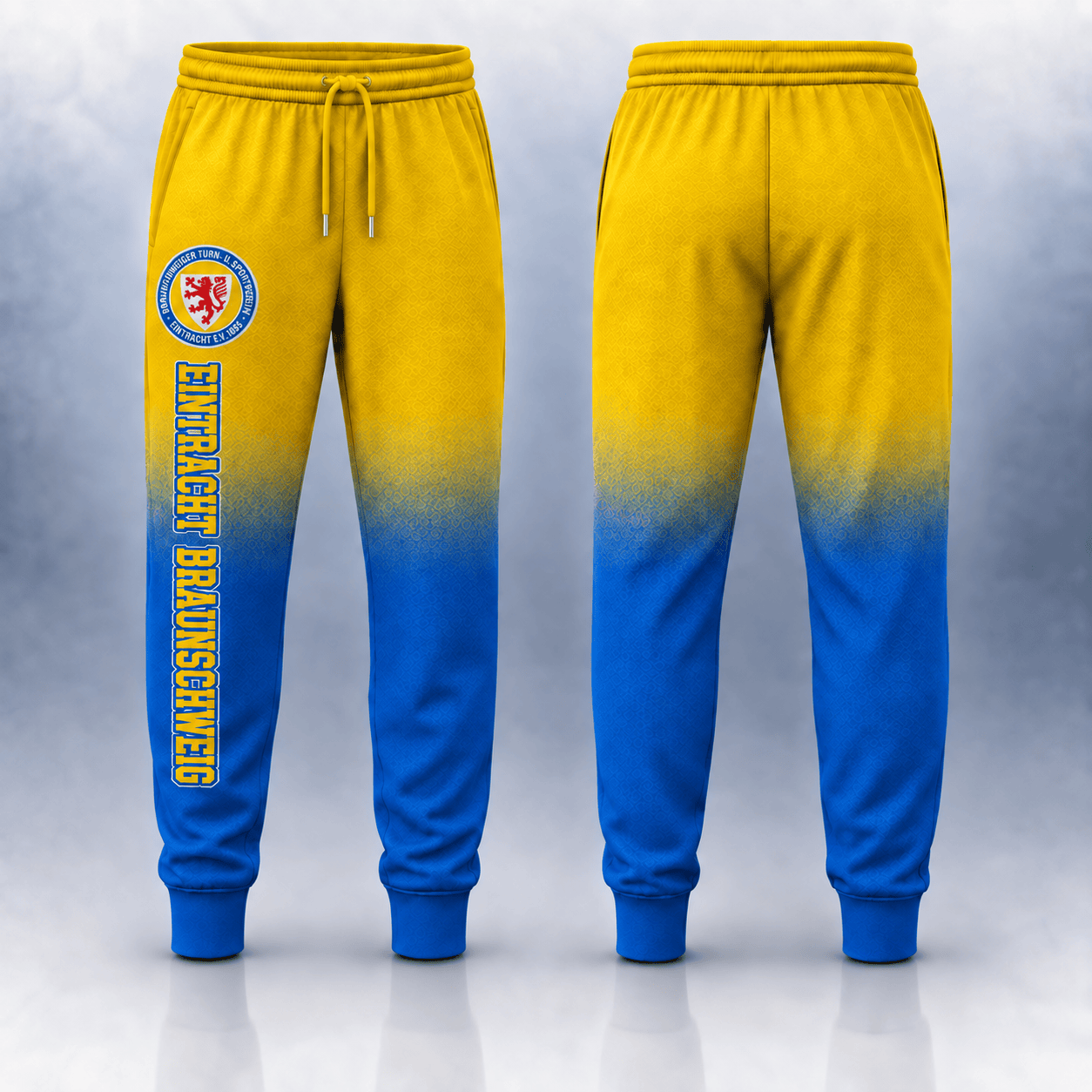 Eintracht Braunschweig Kapuzensweatshirt - BTSV Ombré Hoodie – Bild 2