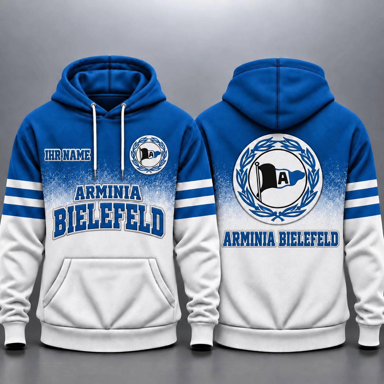 Arminia Bielefeld Kapuzensweatshirt - DSC Ombré Hoodie