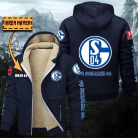 Schalke 04 Gefütterte Kapuzenjacke Logo 1