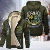FC Saarbrucken Gefütterte Kapuzenjacke - FCS Samt Zip-Hoodie