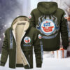 Hansa Rostock Gefütterte Kapuzenjacke - FCH Samt Zip-Hoodie