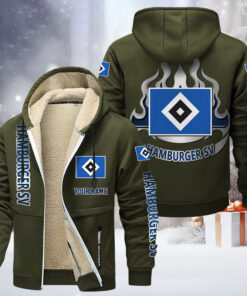 Alternative view of Hamburger SV Gefütterte Kapuzenjacke - HSV Samt Zip-Hoodie