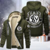 SV Elversberg Gefütterte Kapuzenjacke - SVE Samt Zip-Hoodie