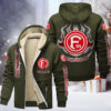 Fortuna Dusseldorf Gefütterte Kapuzenjacke - F95 Samt Zip-Hoodie